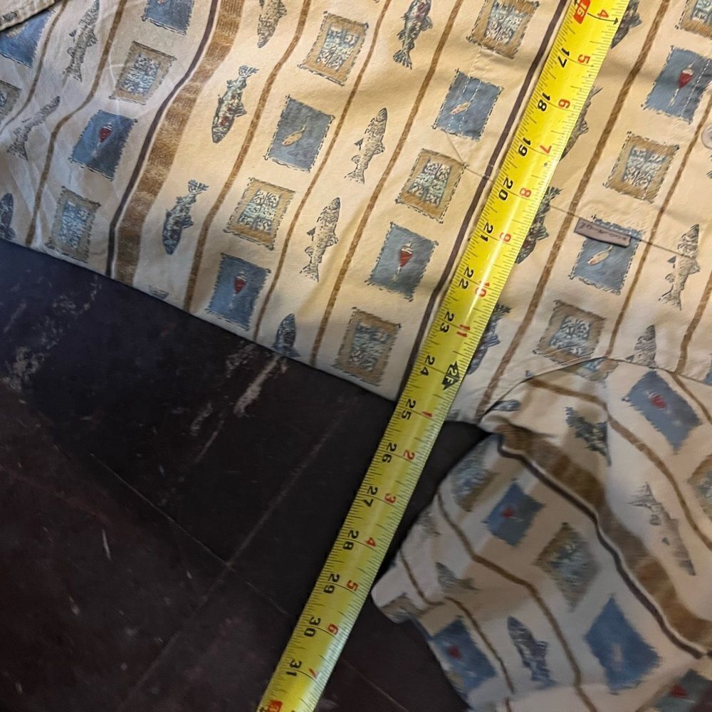 Fish Print Woolrich Button Up Shirt - Picture 6 of 6